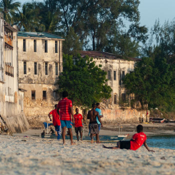 Fotografia intitulada "foot en rouge à Sto…" por Elisabeth Laplante, Obras de arte originais, Fotografia digital