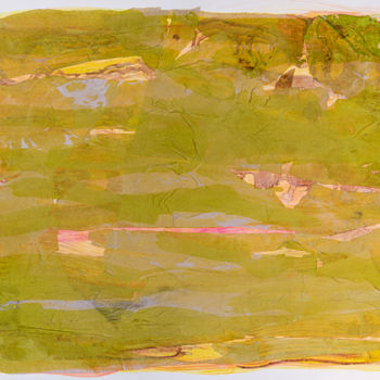 Pintura intitulada "papier encré" por Elisabeth Laplante, Obras de arte originais, Tinta