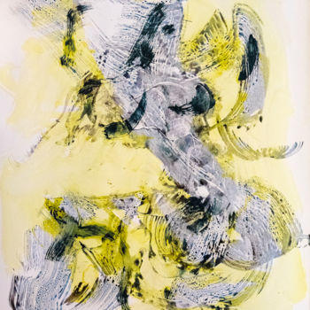 Картина под названием "vital momentum" - Elisabeth Laplante, Подлинное произведение искусства, Чернила