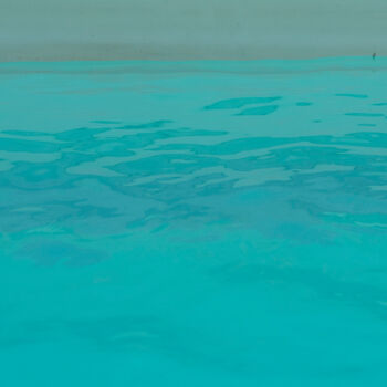 Photographie intitulée "bleu n°1" par Elisabeth Laplante, Œuvre d'art originale, Photographie numérique