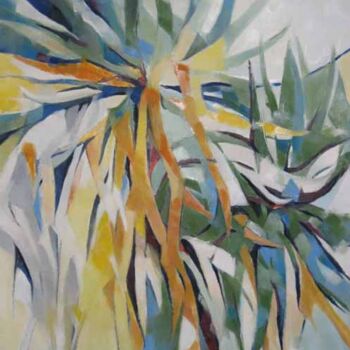 Painting titled "Yucca-ci" by Elisabeth Montreuil, Original Artwork