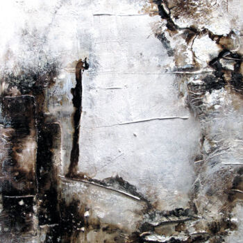 Peinture intitulée "Décombres" par Elisabeth Mounic, Œuvre d'art originale, Huile