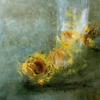 Ζωγραφική με τίτλο "Sans titre" από Elisabeth Poiret, Αυθεντικά έργα τέχνης, Ακρυλικό