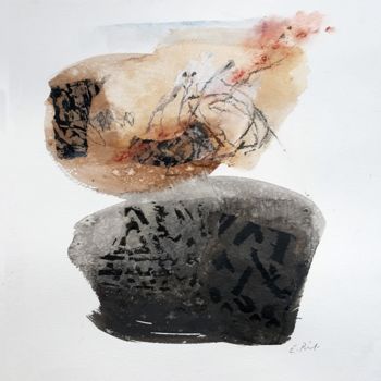 Malarstwo zatytułowany „Sans titre” autorstwa Elisabeth Poiret, Oryginalna praca, Atrament