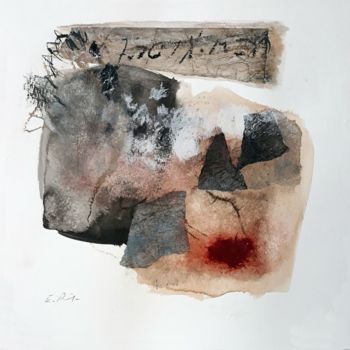 Картина под названием "Sans titre" - Elisabeth Poiret, Подлинное произведение искусства, Чернила