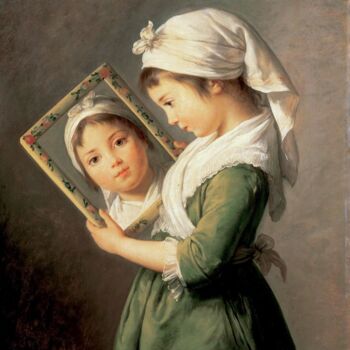 Peinture intitulée "Julie Lebrun" par Élisabeth Vigée Le Brun, Œuvre d'art originale, Huile