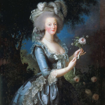 "Marie-Antoinette à…" başlıklı Tablo Élisabeth Vigée Le Brun tarafından, Orijinal sanat, Petrol