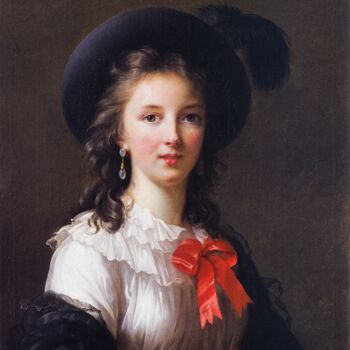 Peinture intitulée "Autoportrait" par Élisabeth Vigée Le Brun, Œuvre d'art originale, Huile