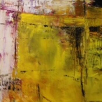 Painting titled "Sans titre 1" by Elisabeth Ait Larbi-Mangourny, Original Artwork, Oil