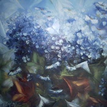 Pintura intitulada "primavera 7" por Elisabeth Ebailoni, Obras de arte originais
