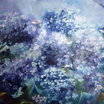 Pintura intitulada "primavera 4" por Elisabeth Ebailoni, Obras de arte originais
