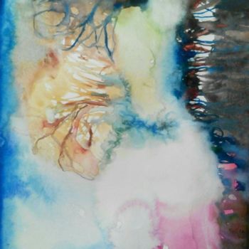 Peinture intitulée "ES-A18-05" par Elisabeth Sandillon, Œuvre d'art originale, Aquarelle