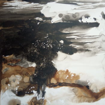 Peinture intitulée "ES-E20-15" par Elisabeth Sandillon, Œuvre d'art originale, Encre