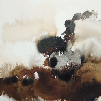 Peinture intitulée "ES-E20-26" par Elisabeth Sandillon, Œuvre d'art originale, Encre