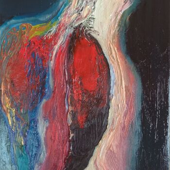 Painting titled "ES-P22-11" by Elisabeth Sandillon, Original Artwork, Oil