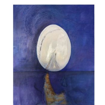 Malerei mit dem Titel "L'Origine del mondo" von Elisabetta Grappasonni, Original-Kunstwerk, Acryl