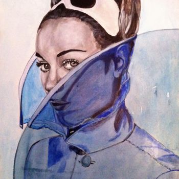 Pittura intitolato "Ice girl" da Elisabetta Grappasonni, Opera d'arte originale, Acrilico
