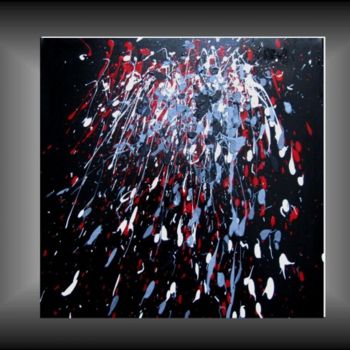 Peinture intitulée "Fireworks 2" par Zab, Œuvre d'art originale