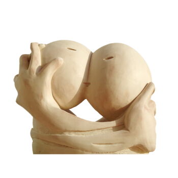 Sculpture titled "Love" by Elisaveta Sivas, Original Artwork, Clay
