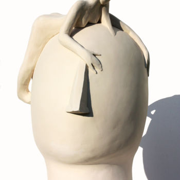 Sculpture intitulée "Out of Mind" par Elisaveta Sivas, Œuvre d'art originale, Argile