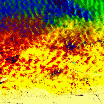 "Mare en fusion" başlıklı Fotoğraf Elise Vincent tarafından, Orijinal sanat, Dijital Fotoğrafçılık Karton üzerine monte edil…