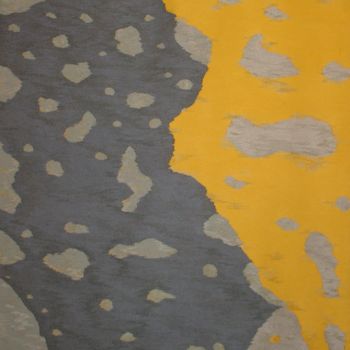 Текстильное искусство под названием "dégradé" - Elisabeth Roux, Подлинное произведение искусства, гобелен