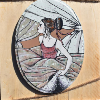 Pintura intitulada "Le petit Rat" por Elisabeth Tiffon (Eli TIFFON CUENCA), Obras de arte originais, Aquarela