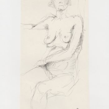 Dessin intitulée "Madame la Marquise" par Elisabeth Tiffon (Eli TIFFON CUENCA), Œuvre d'art originale, Stylo à bille