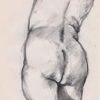 「Volupté V」というタイトルの描画 Elisabeth Tiffon (Eli TIFFON CUENCA)によって, オリジナルのアートワーク, 鉛筆
