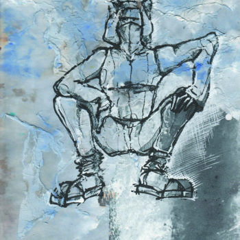 제목이 "Hybride III"인 그림 Elisabeth Tiffon (Eli TIFFON CUENCA)로, 원작, 잉크