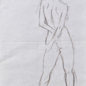 Dessin intitulée "La danseuse II" par Elisabeth Tiffon (Eli TIFFON CUENCA), Œuvre d'art originale, Crayon