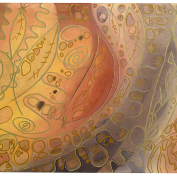 Peinture intitulée "Psychée VI" par Elisabeth Tiffon (Eli TIFFON CUENCA), Œuvre d'art originale, Aquarelle