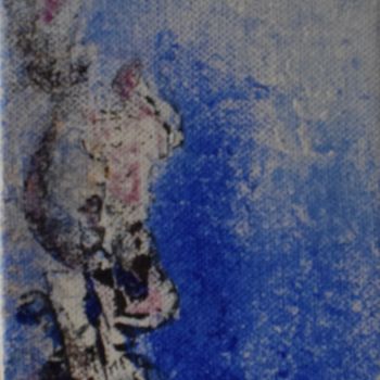 Peinture intitulée "L'Ange harponné par…" par Elitrompe, Œuvre d'art originale, Acrylique