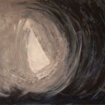 Painting titled "Windsurf in rolling…" by Elitrompe, Original Artwork, Acrylic