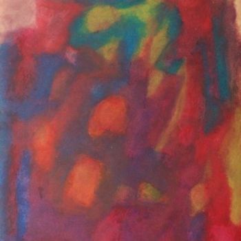 Peinture intitulée "Songe Technicolor" par Elitrompe, Œuvre d'art originale, Pastel