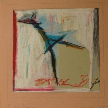 Peinture intitulée "La Danseuse" par Elitrompe, Œuvre d'art originale, Pastel