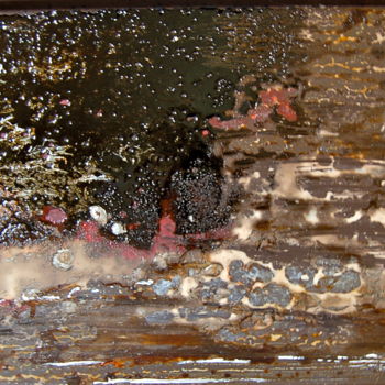 Malerei mit dem Titel "Corrosion V" von Elitrompe, Original-Kunstwerk, Acryl