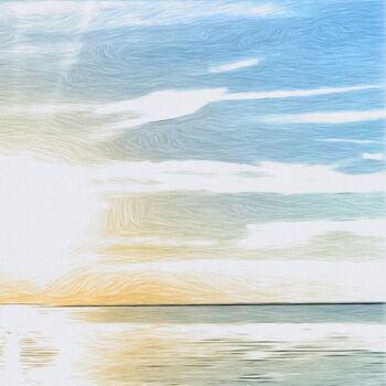 Photography titled "Sunset Ellison Bay…" by Elizabeth Austin, Original Artwork, Manipulated Photography