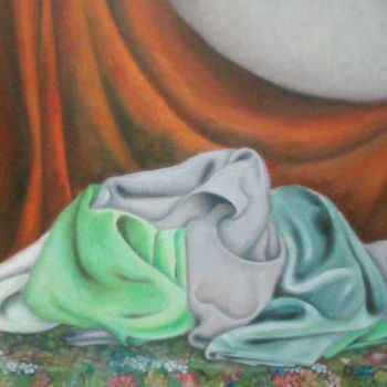 Painting titled "Telas" by Elizabeth López Avilés, Original Artwork