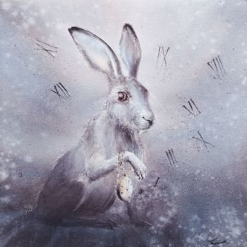 Картина под названием "Время не очень люби…" - Elizaveta Zaytseva, Подлинное произведение искусства, Акварель