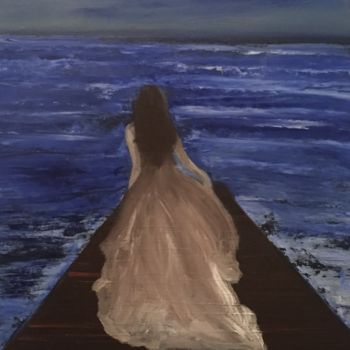 Pittura intitolato "Dock.jpg" da Eliza Matica, Opera d'arte originale, Olio