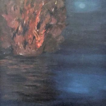 Anguish Painting By Eliza Matica Artmajeur