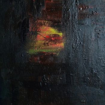 Pintura intitulada "Light in the dark" por Eliza Petra, Obras de arte originais, Óleo