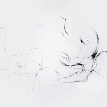 Рисунок под названием "'YOU're with me' -…" - Elizaveta Berkutova, Подлинное произведение искусства, Карандаш