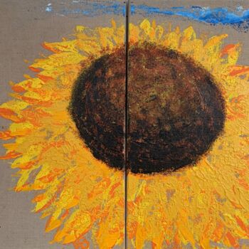 绘画 标题为“Sunflower” 由Elke Bügler, 原创艺术品, 丙烯