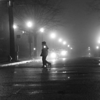 Photography titled "A Foggy Evening" by Elke Matthaeus, Original Artwork