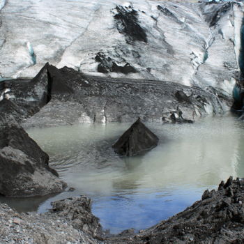 Fotografia zatytułowany „Sólheimajökull Glac…” autorstwa Elke Matthaeus, Oryginalna praca