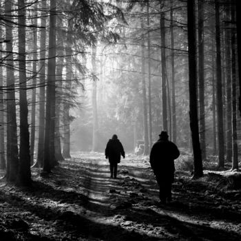 Fotografie mit dem Titel "Winter Stroll" von Elke Matthaeus, Original-Kunstwerk
