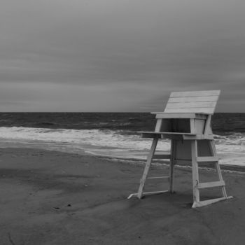 Fotografía titulada "Lifeguard Chair" por Elke Matthaeus, Obra de arte original