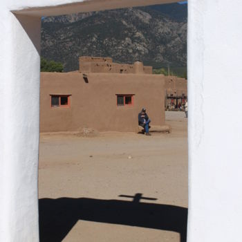 Фотография под названием "View onto Taos Pueb…" - Elke Matthaeus, Подлинное произведение искусства